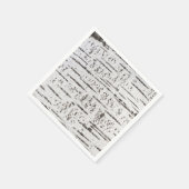 Birch bark pattern serviette (Ecke)