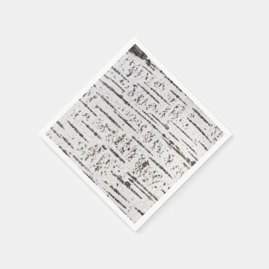 Birch bark pattern serviette (Ecke)