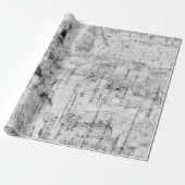 Birch bark pattern wrapping paper geschenkpapier (Ungerollt)