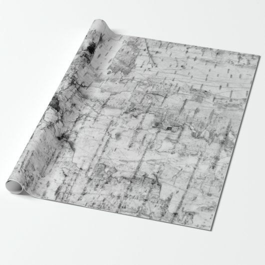 Birch bark pattern wrapping paper geschenkpapier (Ungerollt)