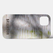 Birch Bark Rustic Nature Individuelle Name Case-Mate iPhone Hülle (Rückseite (Horizontal))