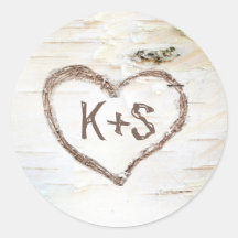 Birch Bark Rustic Tree Wedding