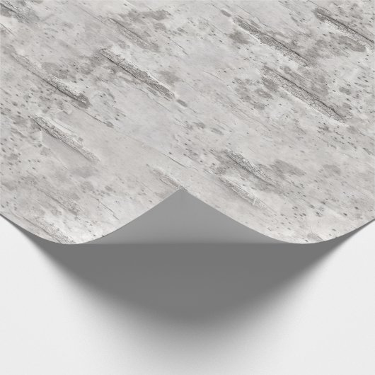 Birch Bark Texture Geschenkpapier (Ecke)