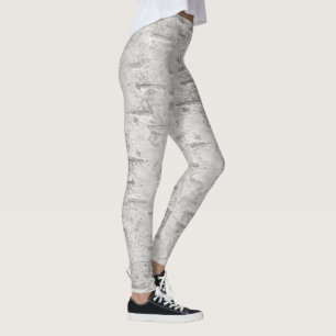 Birch Bark Texture Leggings