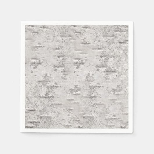 Birch Bark Texture Serviette (Vorderseite)