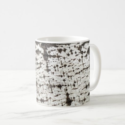 Birch bark tree kaffeetasse (VorderseiteRechts)