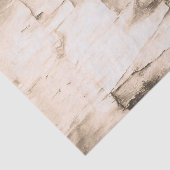 Birch Bark Tree Vintag Sepia Rustic Woodland Seidenpapier (Ausschnitt)