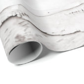 Birch Bark Tree Weiße Landwälder Geschenkpapier (Rolleneckpunkt)