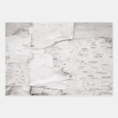 Birch Bark Tree Weiße Landwälder Geschenkpapier Set (Vorderseite 3)