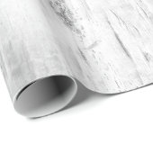 Birch Bark White Rustic Holiday Geschenk Geschenkpapier (Rolleneckpunkt)