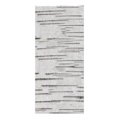 Birch-Baum-Herz Initialen rustikale Hochzeitsnahru Werbekarte (Hinten)