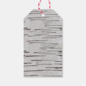 Birch Baum Herzinitis rustikale Hochzeit Danke Geschenkanhänger (Rückseite)