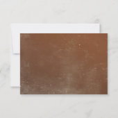 Birch-Baum rustikale Hochzeitskarten RSVP Karte (Rückseite)