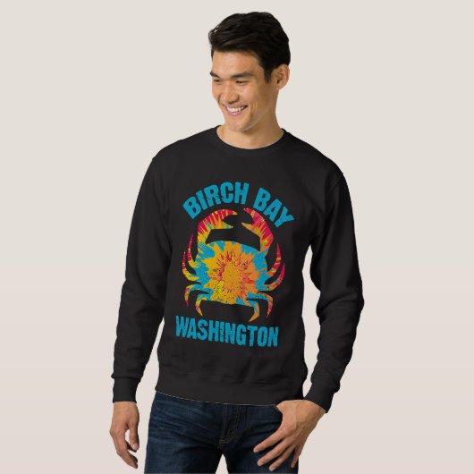 BIRCH BAY Washington State Dungeness Crab Pacific  Sweatshirt (Vorne ganz)