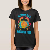 BIRCH BAY Washington State Dungeness Crab Pacific T-Shirt (Vorderseite)