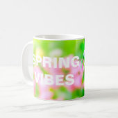 Birch-Blätter TulpenBlume anpassbar Kaffeetasse (Vorderseite Links)