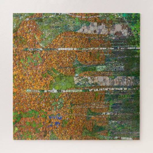 Birch Forest by After Gustav Klimt Puzzle (Horizontal)