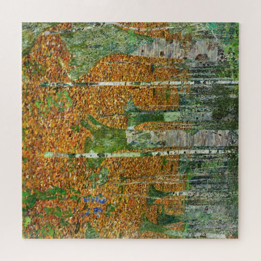Birch Forest by Gustav Klimt Puzzle (Horizontal)