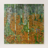 Birch Forest by Gustav Klimt Puzzle (Vertikal)