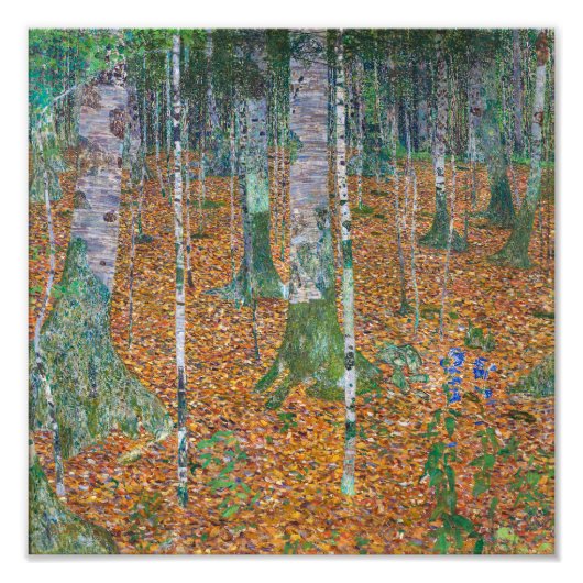 Birch Forest | Gustav Klimt | Fotodruck (Vorne)