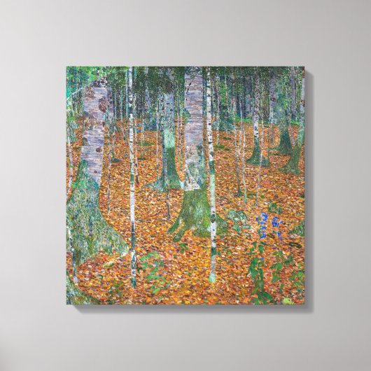 Birch Forest | Gustav Klimt | Leinwanddruck (Vorderseite)