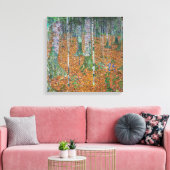 Birch Forest | Gustav Klimt | Leinwanddruck (Insitu (Wohnzimmer))
