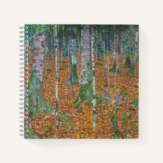 Birch Forest | Gustav Klimt | Notizblock (Vorderseite)