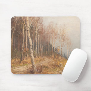 Birch Forest - Hugo Mühlig Mousepad