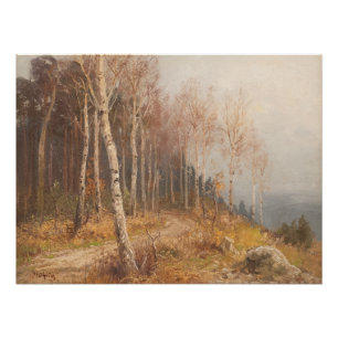 Birch Forest - Hugo Mühlig Poster