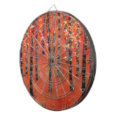 Birch Forest Landscape Dartscheibe (Vorderseite rechts)