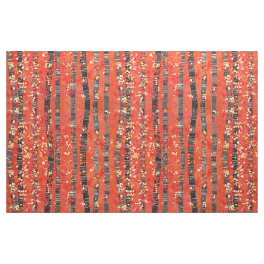 Birch Forest Landscape Stoff (Fat Quarter (45,7 x 55,9 cm))