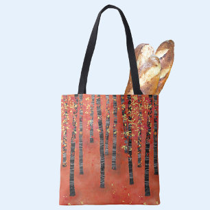 Birch Forest Landscape Tasche