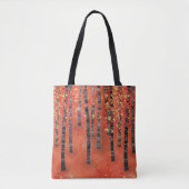 Birch Forest Landscape Tasche (Vorderseite)