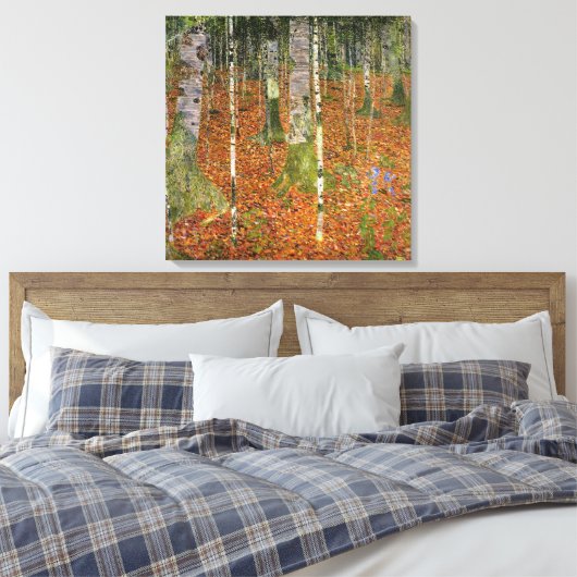 Birch Forest Leinwanddruck (Insitu (Schlafzimmer))
