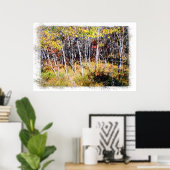 Birch Forest Print Poster (Heimbüro)