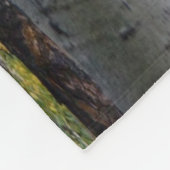 Birch Forest rustikale Fleece Decke (Ecke)