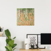 Birch Forest von Gustav Klimt Poster (Heimbüro)