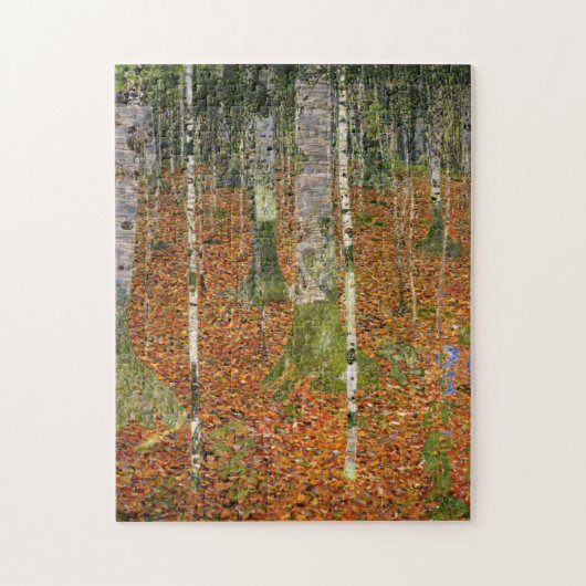 Birch Forest von Gustav Klimt Puzzle (Vertikal)