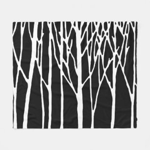 Birch Forest von Leslie Paprikaschoten Fleecedecke