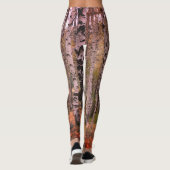 Birch Forrest Herbst Foto Custom Leggings (Rückseite)