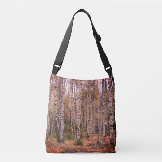 Birch Forrest Herbst Foto Haushalt Tasche (Vorderseite)