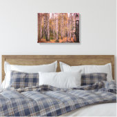 Birch Forrest Herbst Foto Single Leinwanddruck (Insitu (Schlafzimmer))