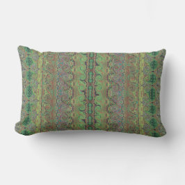 Birch Fraktal Rug Art Muster Pillow Lendenkissen