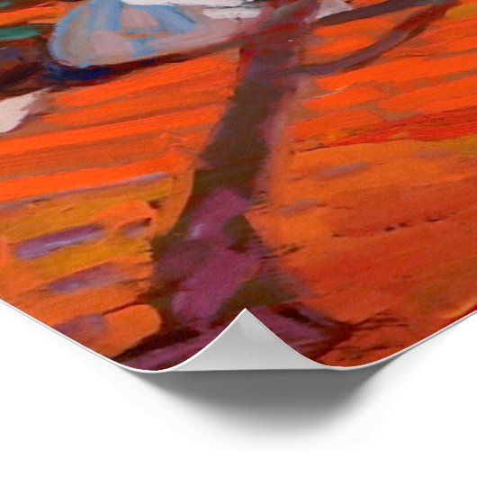 Birch Grove, Herbst | Tom Thompson | Poster (Ecke)