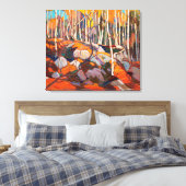 Birch Grove, Herbst | Tom Thomson | Leinwanddruck (Insitu (Schlafzimmer))