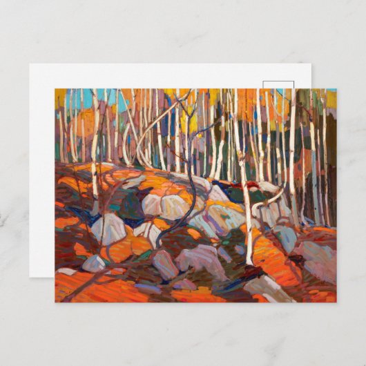 Birch Grove, Herbst | Tom Thomson | Postkarte (Vorne/Hinten)