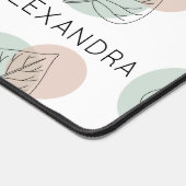 Birch Leaf Minimalistisch Schreibtischunterlage (Ecke)