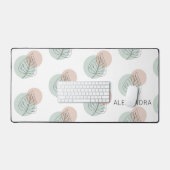 Birch Leaf Minimalistisch Schreibtischunterlage (Tastatur & Maus)