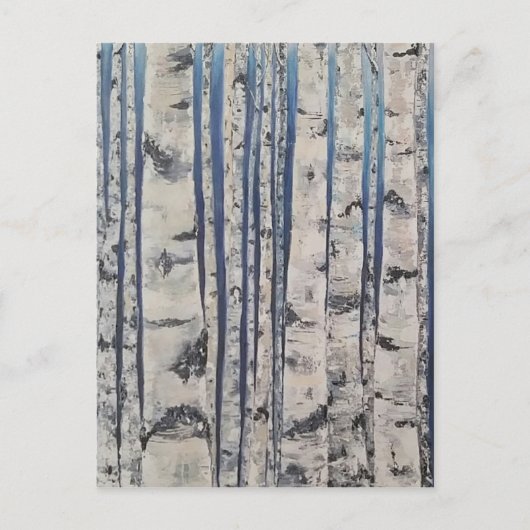 Birch-Morse-Code Postkarte (Vorderseite)