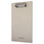 Birch Plywood | Light Wood Grain Modern Klemmbrett (Links)